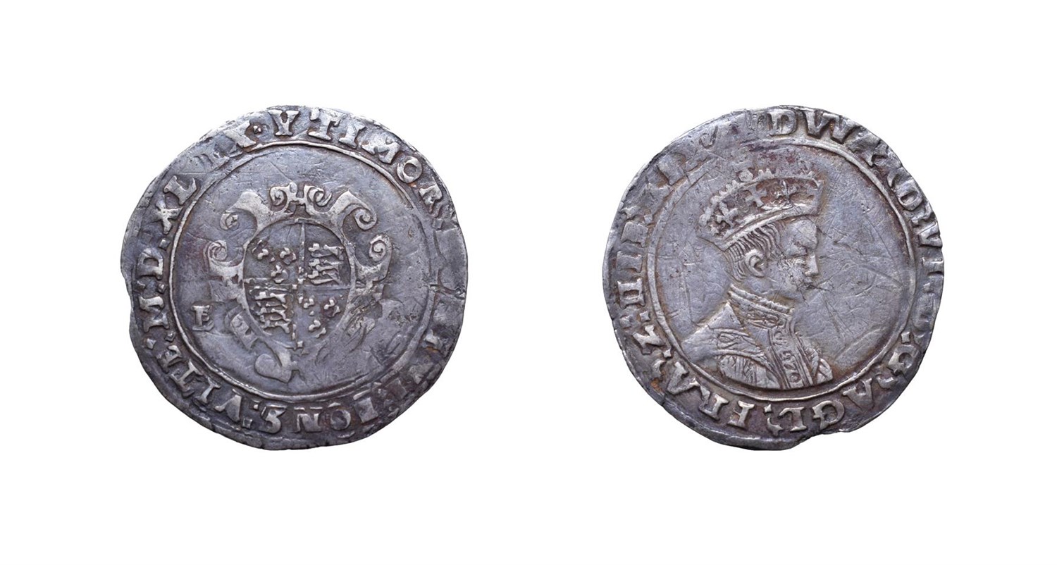 Lot 4058 - Edward VI, 1549 - 1550 Shilling. 4.36g, 30.4mm, 10h. Mintmark Y, second period, second issue....