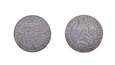Lot 4062 - Elizabeth I, 1562 Sixpence. 2.85g, 25.5mm, 6h. Milled coinage, mintmark star. Obv:Tall narrow...