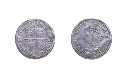 Lot 4065 - Elizabeth I, 1567 Sixpence. 3.04g, 25.5mm, 6h. Milled coinage, mintmark lis. Obv: Small bust...