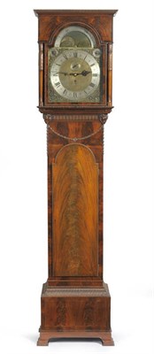 Lot 1217 - An Imposing Chiming Longcase Clock, signed Maple, London, circa 1900, the mahogany veneered...