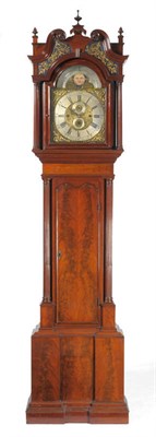 Lot 1218 - An Impressive Mahogany Musical Longcase Clock, signed P Clare, Manchr, circa 1780, the case of good