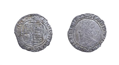 Lot 4095 - Charles I, 1639 - 1640 Sixpence. 2.96g, 25.6mm, 6h. Tower mint under parliament, mintmark triangle.