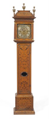 Lot 1220 - A William III Walnut and Foliate Marquetry Quarter Striking Longcase Clock with Unusual...