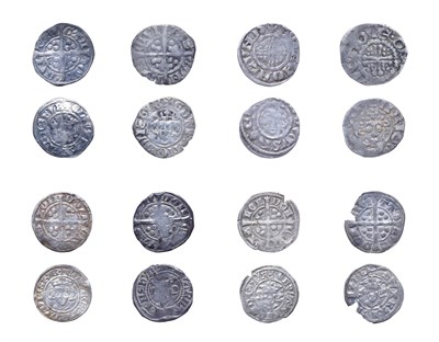 Lot 4102 - A miscellany of 8 x English hammered pennies consisting of: 2 x Henry III, 1247 - 1272, London mint