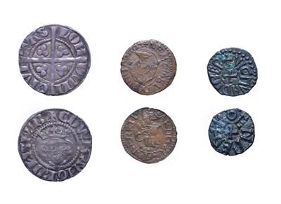 Lot 4103 - A Miscellany of 3 x Hammered Coins consisting of: Edward I, 1279 - 1307 penny, Class 10, London...