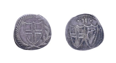 Lot 4105 - The Commonwealth, 1649 - 1660 Halfgroat. 1.08g, 16.8mm, 12h. Obv: Shield with English arms....