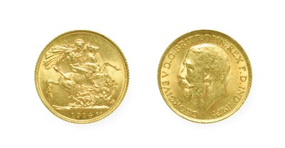 Lot 4176 - George V, 1914 Sovereign. Obv: Bare head left. Rev: St. George and the dragon, 1914 in exergue....