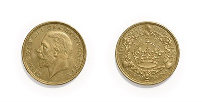 Lot 4180 - George V, 1932 Crown. Fourth coinage. Obv: Bare head left. Rev: Crown and date in wreath. S....