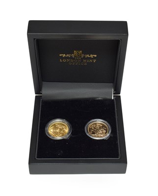 Lot 4221 - The 1914 & 2014 Sovereign Set, a 2-coin set  commemorating the Centenary of the Great War &...