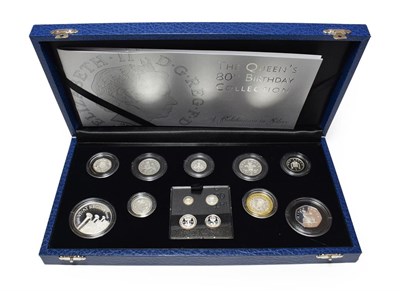 Lot 4238 - Elizabeth II, Silver Proof Set 2006, a 13-coin set commemorating the Queen's 80th Birthday...