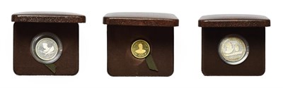 Lot 4265 - Turks & Caicos Islands, 3 x Piedfort Proof Coins Commemorating Earl Mountbatten of Burma, issued in