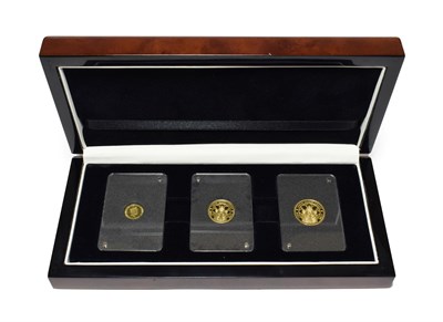 Lot 4299 - Tristan da Cunha Sovereign Collection 2015 'Longest Reigning Monarch,' a 3-coin commemorative proof