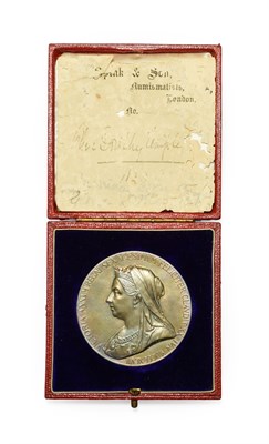 Lot 4315 - Victoria, 1897 Diamond Jubilee Medal. 83.7g, 55mm. By G.W. De Saulles after T. Brock and W....