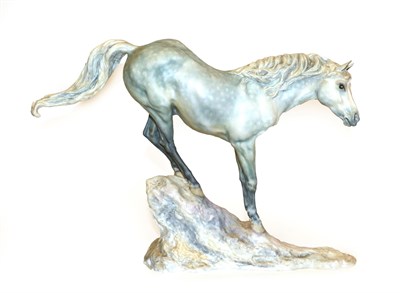 Lot 209 - Royal Worcester 'Connemara Stallion' ''Cocum Hawkstone'', model No. RW4037 by Lorne McKean, limited