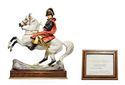 Lot 216 - Royal Worcester 'Napoleon Bonaparte', model No. RW3860 by Bernard Winskill, limited edition...