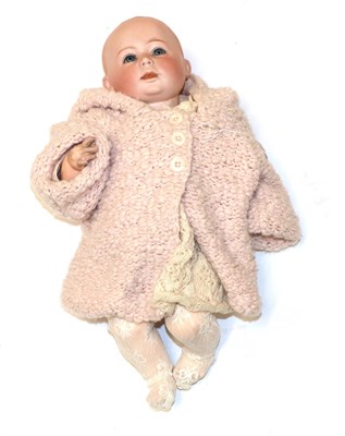 Lot 6001 - German Swaine & Co Lori Bisque Socket Head Doll, with impressed and printed mark to the back of the