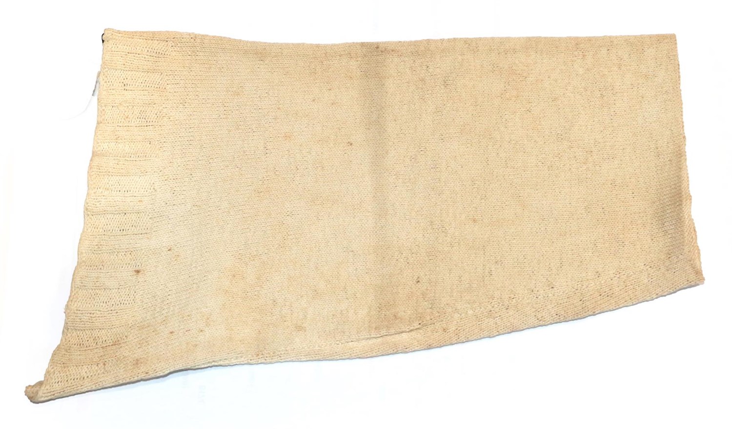 Lot 6067 - Circa 1790 Possibly Quaker Darning Sampler Sleeve, these were usually made by young girls as...
