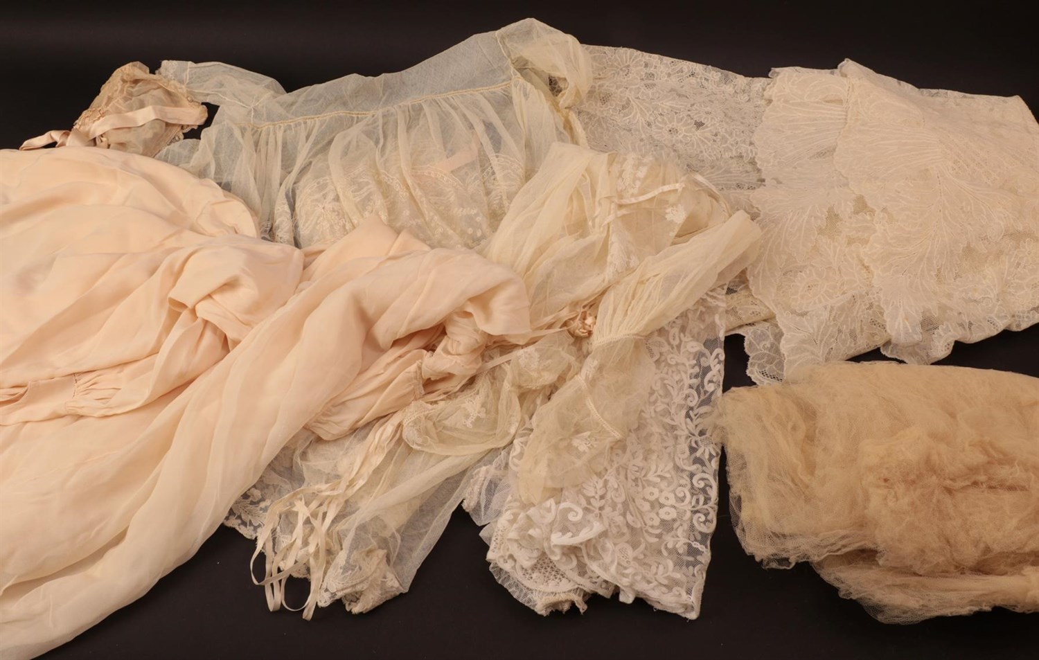 Lot 6085 - Assorted Early 20th Century Baby and Toddler Dresses, comprising a net two tier coat...