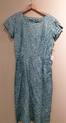 Lot 6139 - Circa 1930s/40s Day Wear comprising a Joyce Jeffries Model blue and white short sleeved dress...