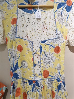 Lot 6148 - Circa 1950s Cotton Printed Dresses, comprising a Horrockses Fashion short sleeve dress with buttons