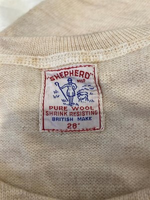 Lot 6159 - Assorted Clothing Bearing the CC41 Label, including a wool undergarments, a child's cream...