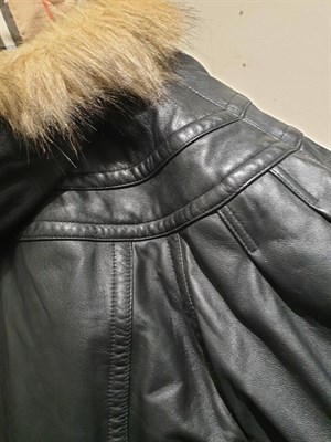 Lot 6201 - Ladies' and Gentlemen's Burberrys Black Leather Jackets, of similar styles with detachable...