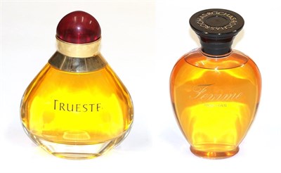 Lot 6300 - 'Trueste' by Tiffany & Co Large Advertising Display Dummy Factice, the pear shaped glass bottle...