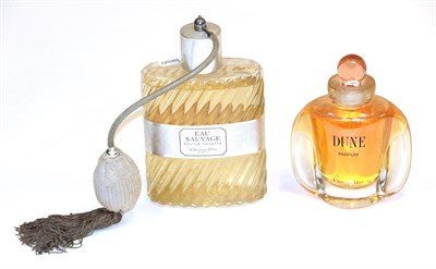 Lot 6305 - 'Eau Sauvage' by Christian Dior Large Advertising Display Dummy Factice, the diagonally fluted...