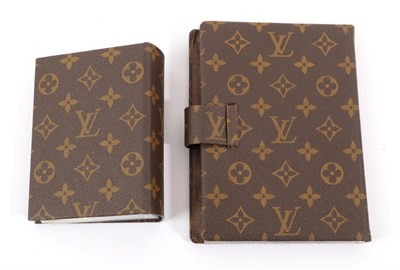 Lot 6328 - Circa 1980s Louis Vuitton Photograph Album, mounted with LV monogrammed canvas leather, with...