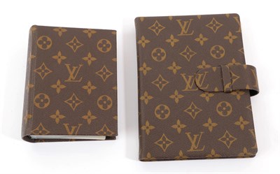 Lot 6329 - Circa 1980s Louis Vuitton Photograph Album, mounted with LV monogrammed canvas leather, with...