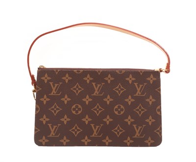 Lot 6333 - Small Louis Vuitton Monogram Evening Bag, with light tan leather strap, gold-tone hardware,...
