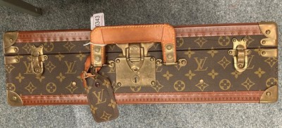 Lot 6343 - Louis Vuitton LV Monogrammed Canvas Suitcase, bearing a label inside numbered '905537' 'Avenue...