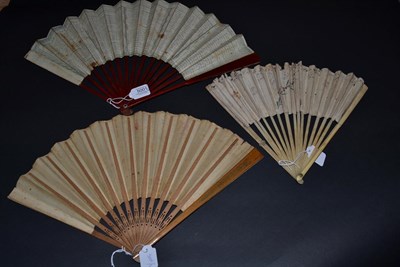 Lot 5001 - Royalty: Two Paper Fans from different decades, commencing with England Since The Conquest, a...