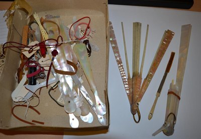 Lot 5071 - Spares and Repairs: A Box Containing Broken Fan Parts for use as replacement or repair....