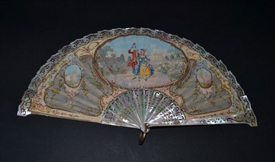 Lot 5076 - Lovers in the Rose Garden: An Attractive Early 20th Century Pale But Shaded Mother-of-Pearl...