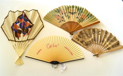 Lot 5184 - Perfume Fans: Morny: A Scarce Large Advertising Fan, in almost Mouchoir form, marked on the...