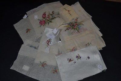 Lot 5311 - Fine Embroidery Samples, Point de Beauvais. A favourite of this collector, this fine work...