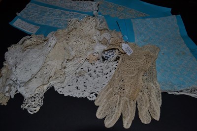 Lot 5343 - A Good Quantity of 18th and 19th Century Lace, some identified by the dealer, to include...