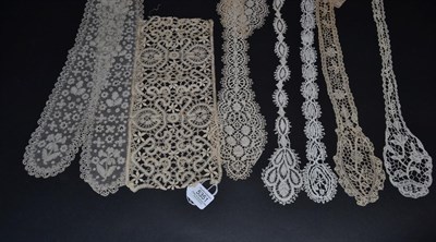 Lot 5351 - Antique Lace, English and Irish Examples: An extremely fine 19th century Honiton bobbin lace lappet