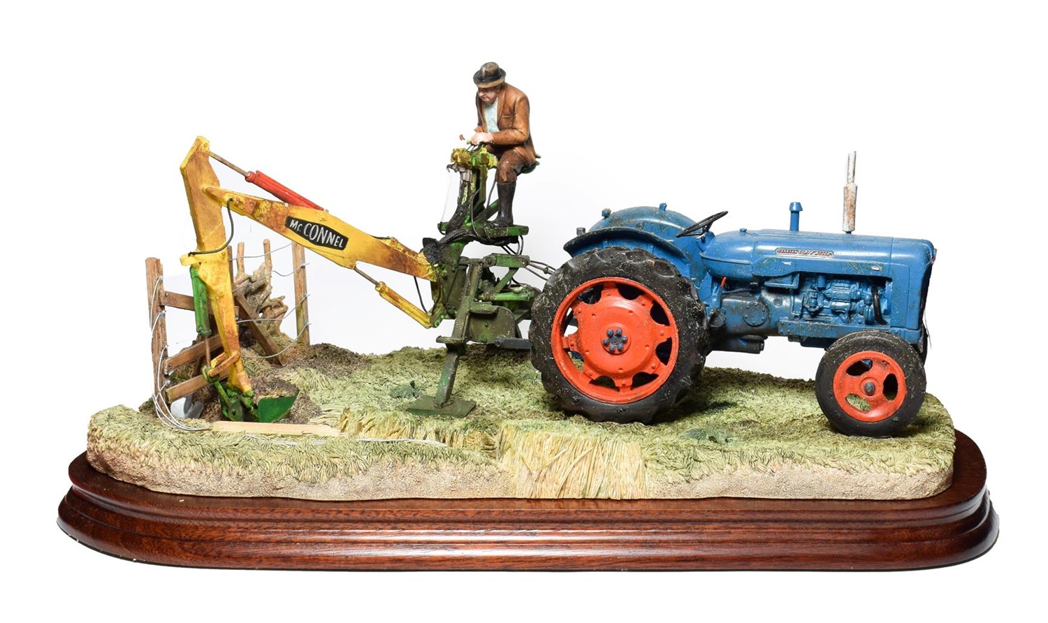 Lot 39 - Border Fine Arts 'A Day's Work Ditching', model No. B0832 by Ray Ayres, limited edition...
