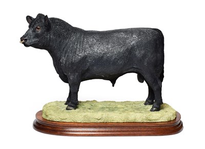 Lot 40 - Border Fine Arts 'Aberdeen Angus Bull' (Style Three), model No. B0773 by Jack Crewdson, limited...