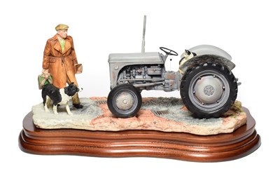 Lot 43 - Border Fine Arts 'An Early Start' (Massey Ferguson Tractor), model No. JH91B by Ray Ayres, on...
