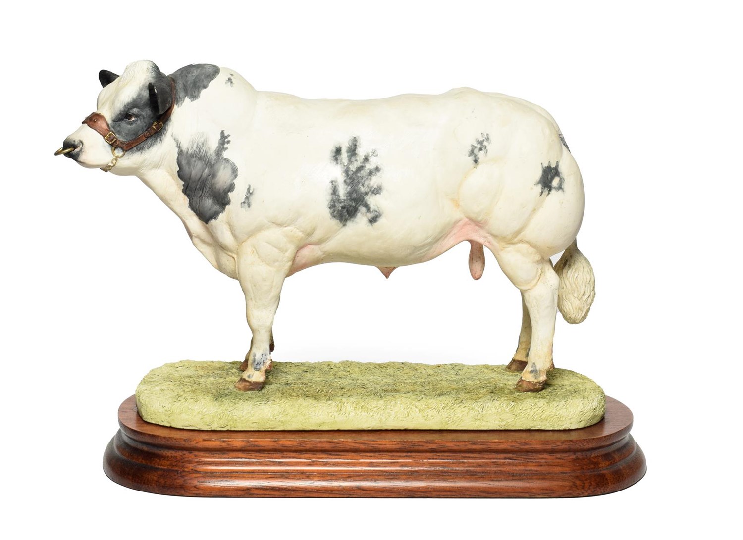 Lot 46 - Border Fine Arts 'Belgian Blue Bull' (Style One), model No. B0406 by Ray Ayres, limited edition...