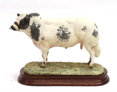 Lot 47 - Border Fine Arts 'Belgian Blue Bull' (Style One), model No. B0406 by Ray Ayres, limited edition...