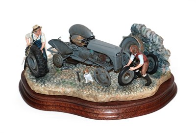 Lot 64 - Border Fine Arts 'Changing Times', model No. B0912 by Ray Ayres, on wood base, with box and...