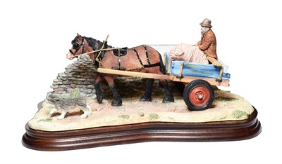 Lot 75 - Border Fine Arts 'Cooling His Heels', model No. B0770 by Ray Ayres, limited edition 421/1500...