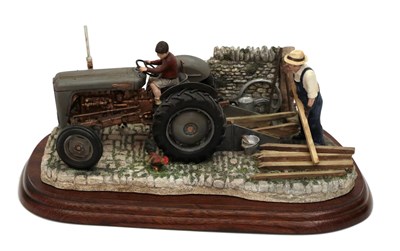 Lot 103 - Border Fine Arts 'Golden Memories' (Ferguson 35), model No. B0799, by Ray Ayres, on wood base, with