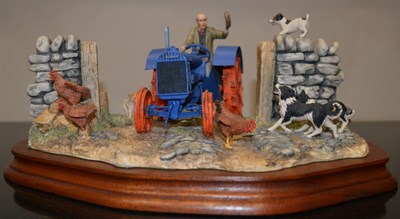Lot 131 - Border Fine Arts 'New Technology Arrives Today' (Fordson Tractor), model No. JH46 by Ray Ayres,...
