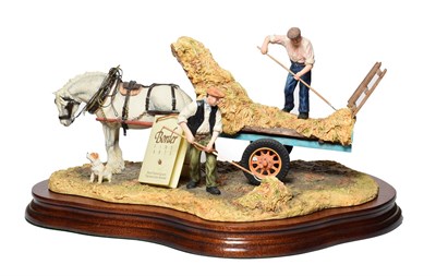 Lot 179 - Border Fine Arts 'The Haywain' (Haymaking), model No. JH73 by Anne Wall, limited edition...
