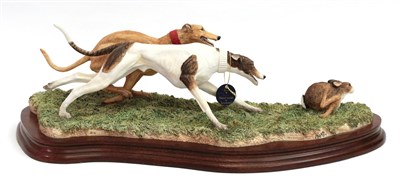 Lot 192 - Border Fine Arts 'Waterloo Chase', model No. B1009, by Hans Kendrick, limited edition 214/350,...
